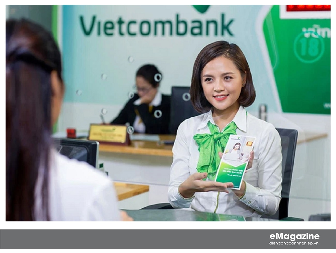 Tăng vốn và chia cổ tức giúp các ngân hàng Big 4 tiếp tục nâng cao năng lực cạnh tranh. Ảnh: VCB