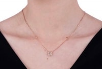 Dây cổ Kim cương Vàng 18K PNJ
