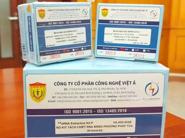 Bộ kit test Covid-19 do Việt Á sản xuất bị nâng khống giá.