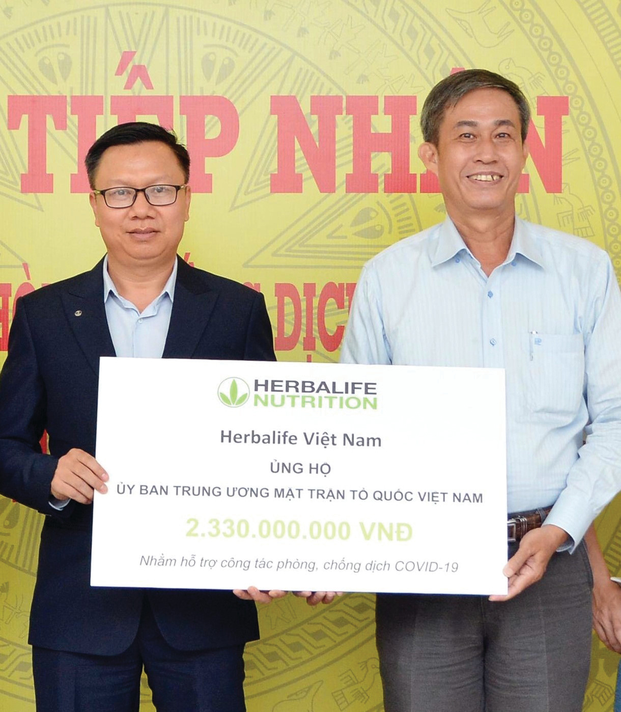  Herbalife Việt Nam hỗ trợ công tác phòng chống dịch COVID-19