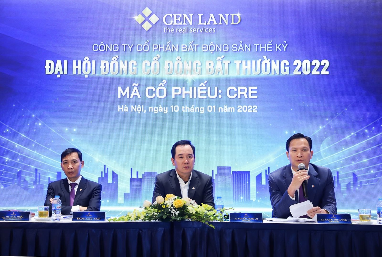 Cen Land tổ chức Đại hội đồng cổ đông bất thường năm 2022