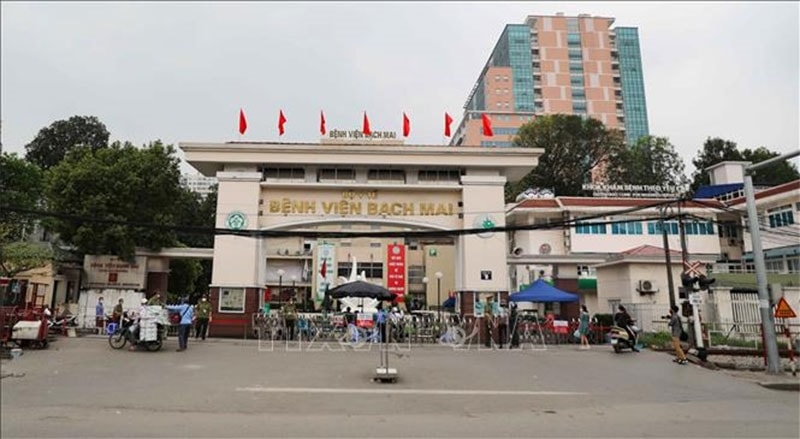  Bệnh viện Bạch Mai. Ảnh: TTXVN
