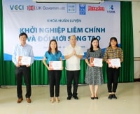 30 học viên tại Cần Thơ hoàn thành Khóa huấn luyện Khởi nghiệp liêm chính và Đổi mới sáng tạo