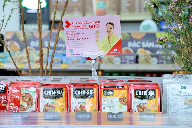 Dịch vụ ngân hàng được tích hợp vào chuỗi WinMart+