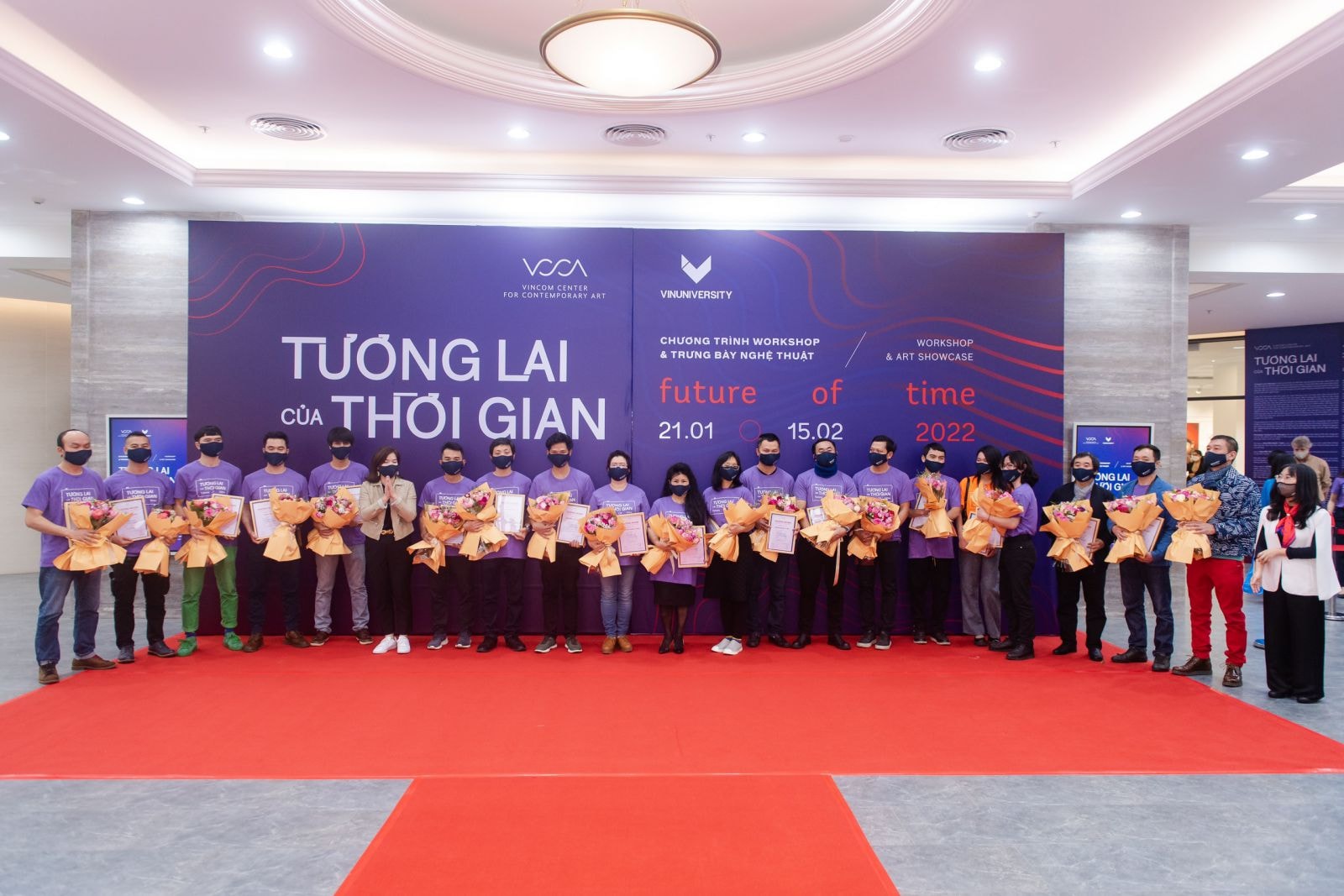 Các nghệ sĩ tham gia chương trình Workshop & Trưng bày nghệ thuật Tương lai của Thời gian