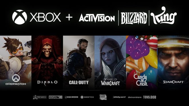 Trước đó, Microsoft đã tuyên bố thương vụ gần 70 tỷ USD với Activision Blizzard.