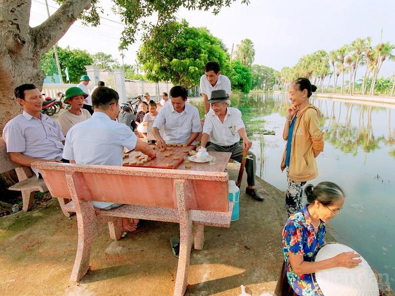 Một góc sinh hoạt văn hóa nơi làng quê nông thôn tại Thanh Hóa