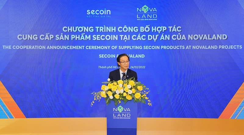 Ông Đinh Hồng Kỳ, Chủ tịch Secoin khẳng định sự hợp tác này, hai bên hứa hẹn sẽ tạo nên những công trình dự án có giá trị.