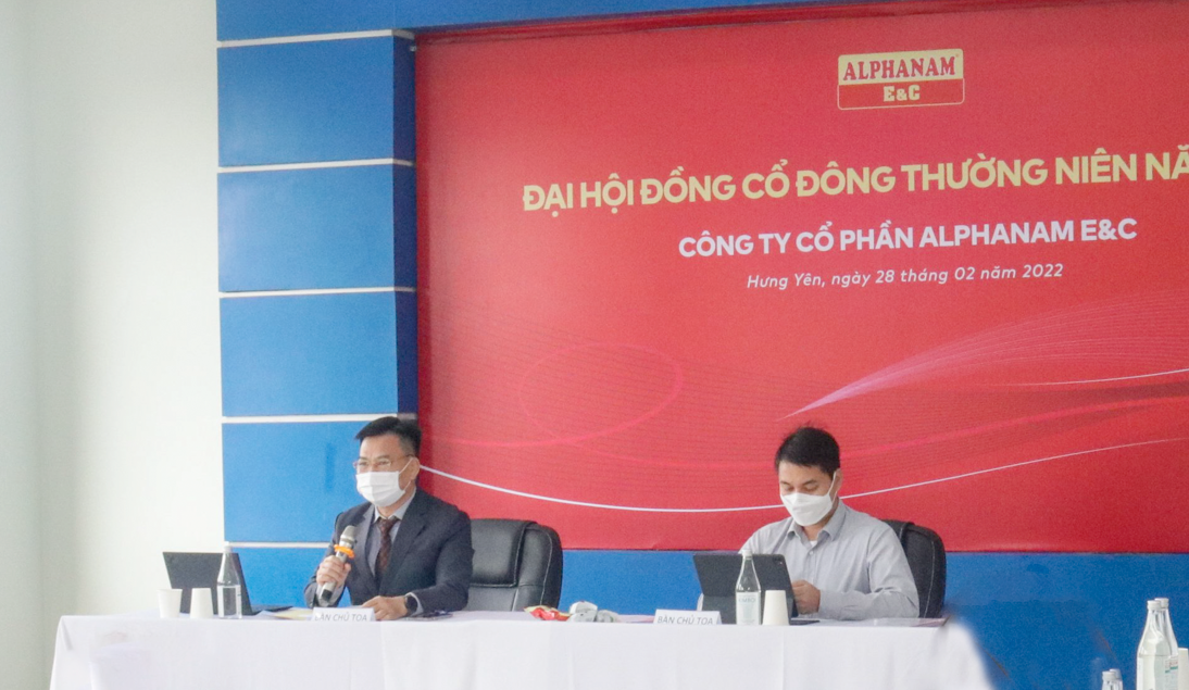 Đại hội đồng cổ đông thường niên năm 2022 của Alphanam E&C đã quyết nghị nhiều vấn đềp/quan trọng của doanh nghiệp này