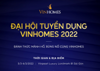 Vinhomes tổ chức Đại hội tuyển dụng đầu tiên của năm 2022