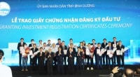 Bình Dương trao Giấy chứng nhận đầu tư dự án hơn 1 tỷ USD