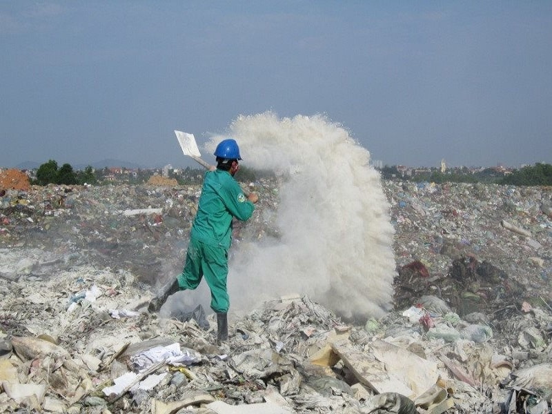 Khử trùng trước khi chôn lấp