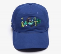 Mũ Lacoste X Jeremyville Unisex Desenli Saks Mavi Sapka Màu Xanh Blue