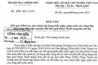 Vụ chuyển sân golf Phan Thiết sang khu đô thị: Tỉnh thu tiền sử dụng đất chưa chính xác