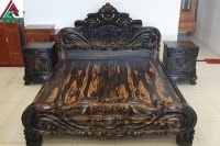 Giường gỗ mun GN44