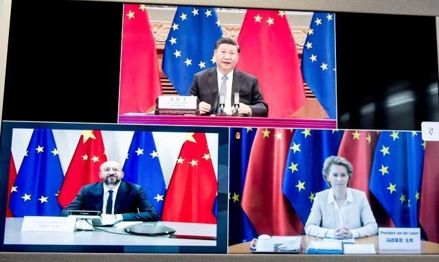 Hội nghị Thượng đỉnh trực tuyến giữa các nhà lãnh đạo EU và Trung Quốc vào năm 2020