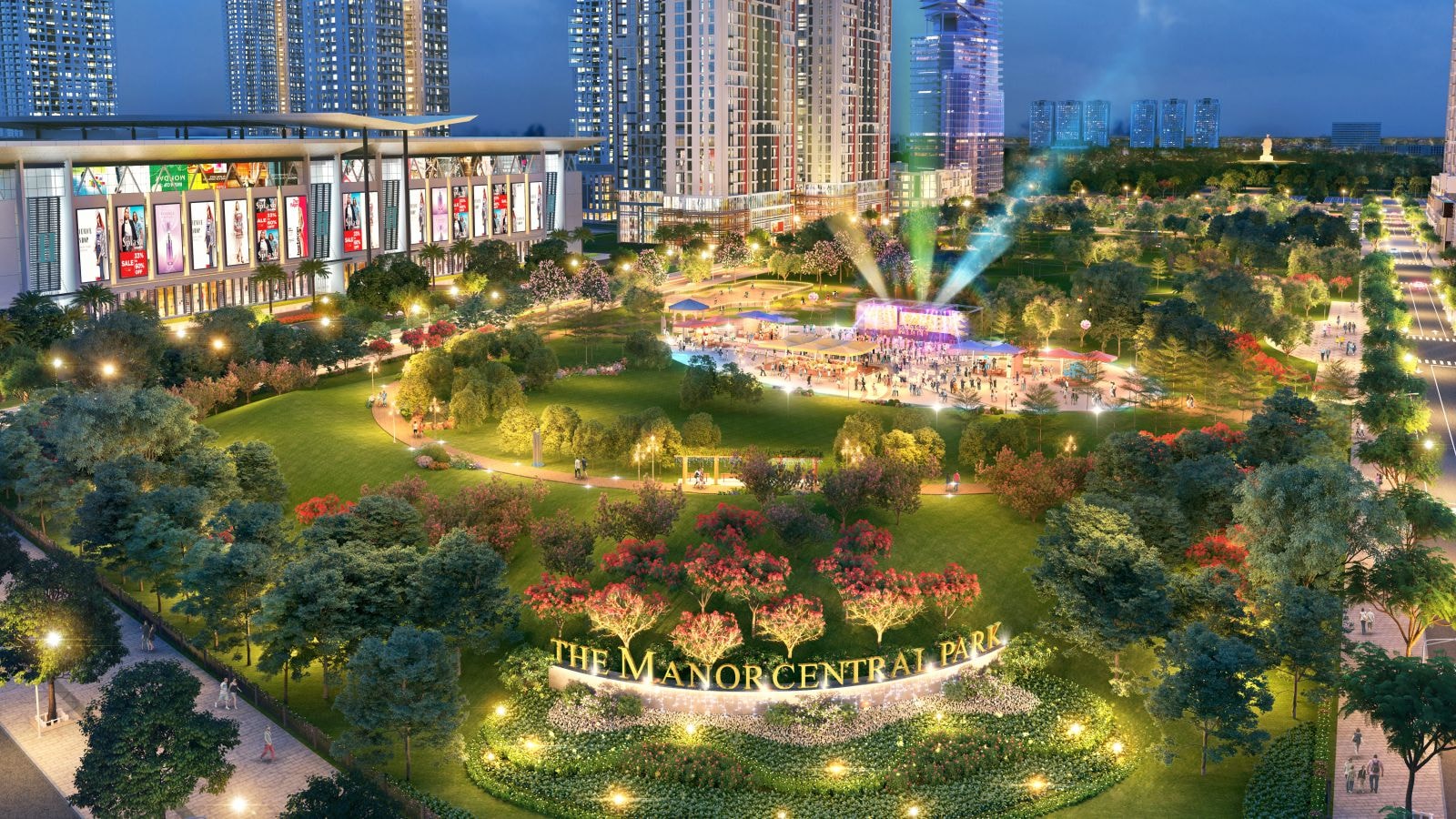 The Manor Central Park hội tụ tinh hoa của các nhà phát triển để kiến tạo nên môi trường sống bền vững dành cho cộng đồng các cư dân ưu tú,br class=
