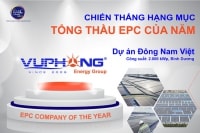 Vũ Phong Energy Group được vinh danh tại The Solar Future Awards 2021