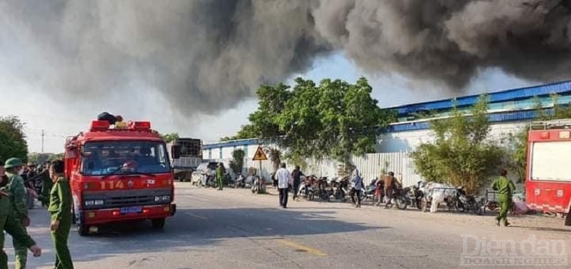 Ngay sau khi nhận được thông tin, lực lượng cảnh sát phòng cháy, chữa cháy và cứu nạn, cứu hộ tỉnh Hải Dương đã kịp thời có mặt tiến hành các biện pháp để dập tắt đám cháy. Ngoài ra, hàng chục cán bộ, chiến sĩ Công an huyện Nam Sách và lực lượng khác tham gia chữa cháy