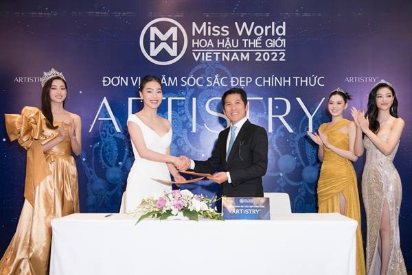 Thương hiệu Artistry đơn vị chăm sóc sắc đẹp chính thức Miss World Việt Nam 