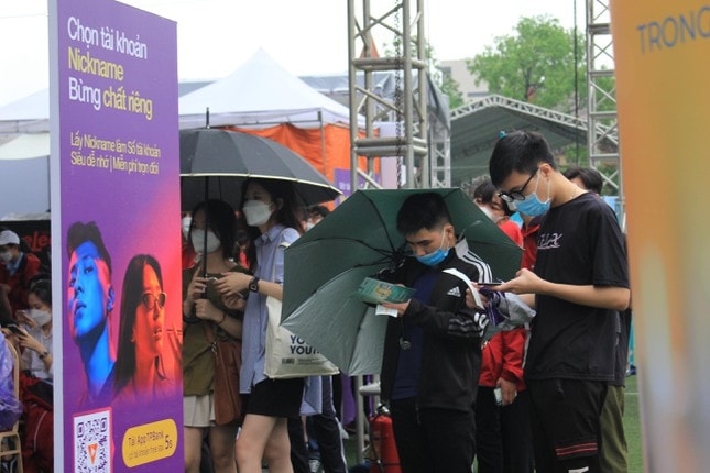 Sóng Festival thu hút nhiều bạn trẻ, sinh viên, học sinh tham dự (Ảnh: Tiền Phong).