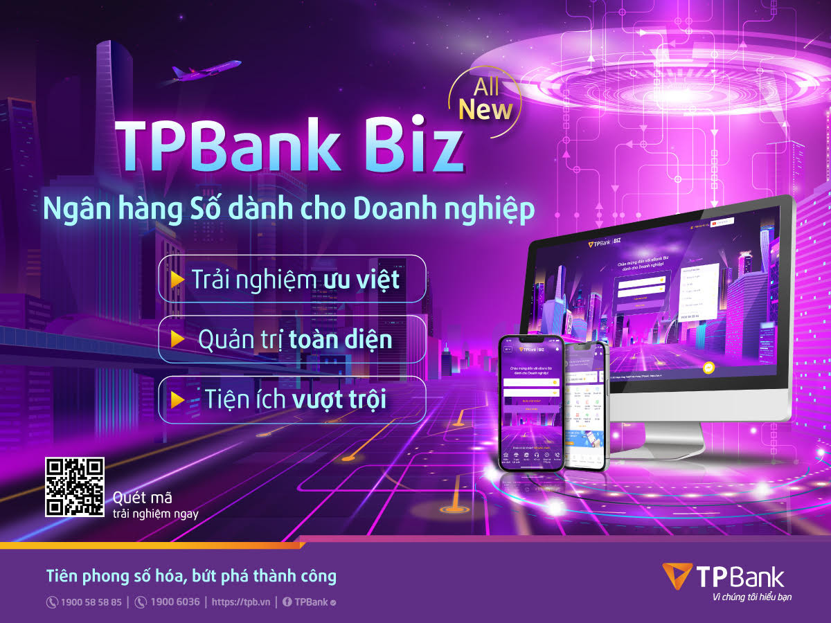 TPBank ra mắt ứng dụng ngân hàng của tương lai dành riêng cho doanh nghiệp - TPBank Biz