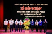 Huyện Yên Phong (Bắc Ninh): Hoàn thành mục tiêu xây dựng Nông thôn mới giai đoạn 2010 -2020