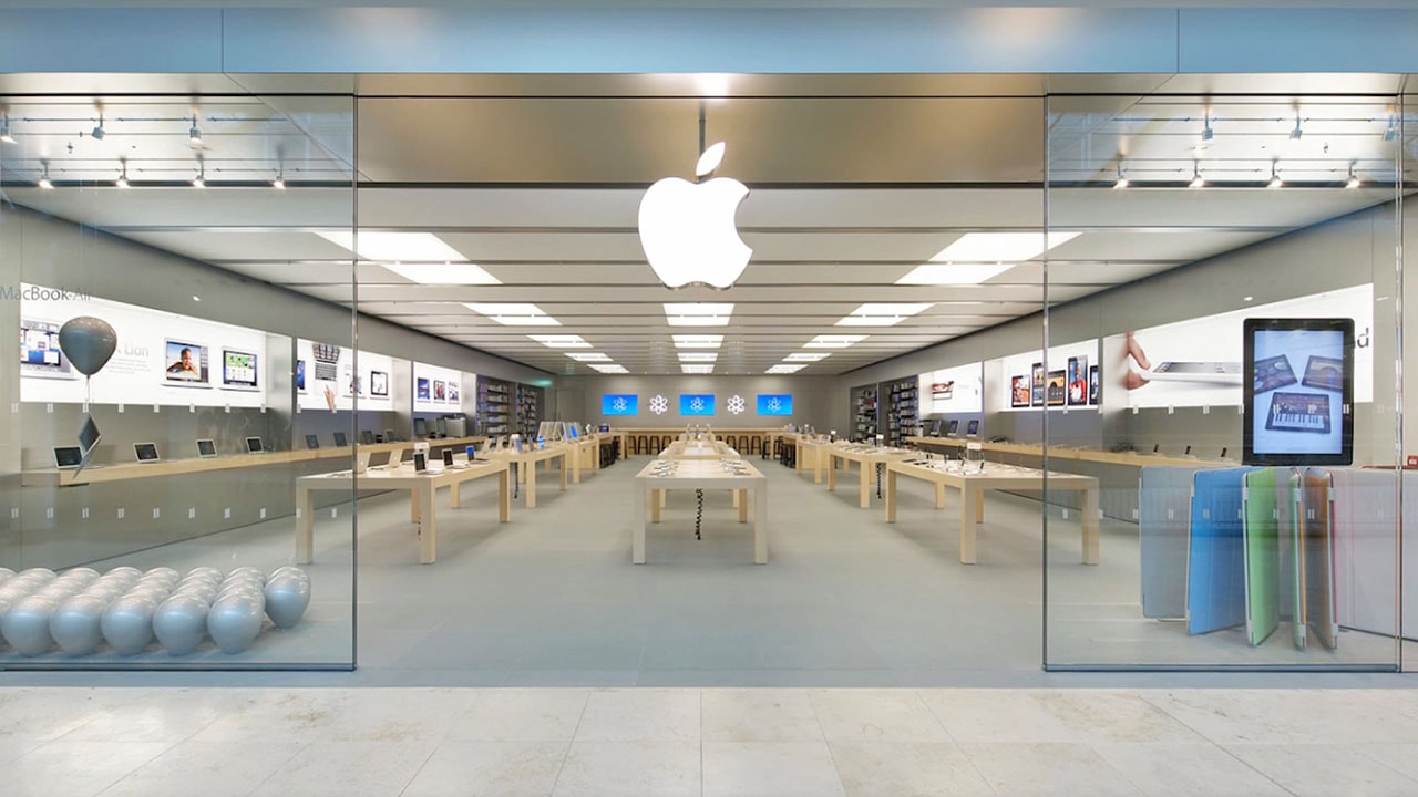 Một cửa hàng Apple Store lịch lãm của Táo Khuyết.