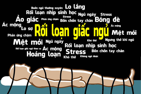 Rối loạn giấc ngủ là bệnh nhiều người mắc phải.