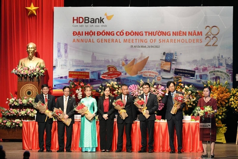 HĐQT HDBank nhiệm kỳ 2022-2027 ra mắt ĐHĐCĐ 2022