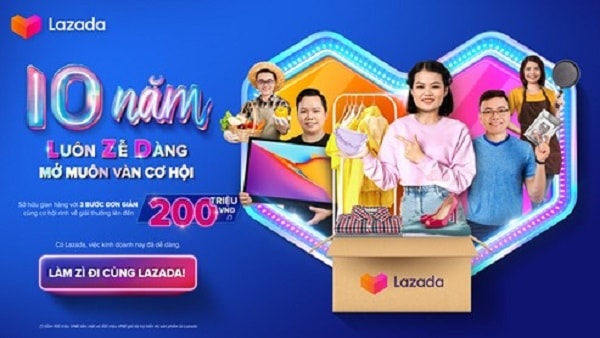 Tại Hội chợ, Sàn thương mại điện tử Lazada - với lịch sử 10 năm hoạt động tại thị trường Việt Nam - cũng sẽ có nhiều hoạt động hỗ trợ doanh nghiệp Việt Nam.