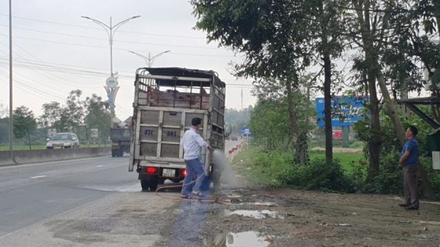 Trạm kiểm dịch vẫn phải sử dụng ngôi nhà thuê tạm tại phường Đậu Liêu để hoạt động.