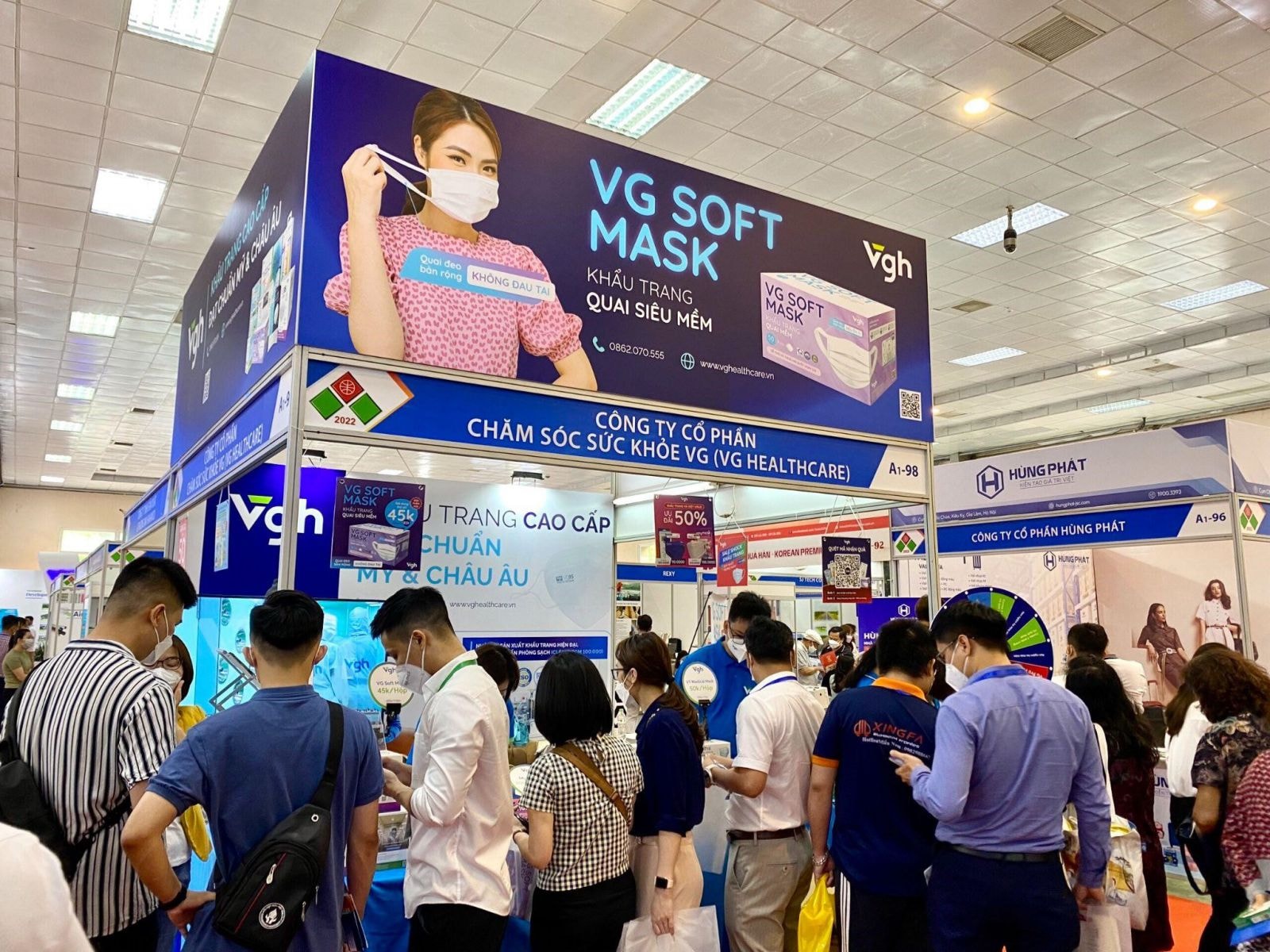 VG Healthcare giới thiệu sản phẩm VG Soft Mask tại chương trình Vietnam Expo 2022p/