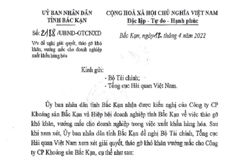 Văn bản số 2188/UBND-GTCNXD của UBND 