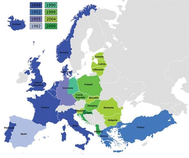 NATO mở rộng đáng kể sau 20 năm Putin trở thành chính trị gia hàng đầu ở Nga!