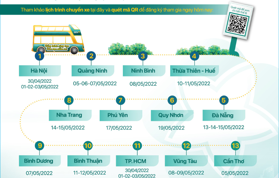 Theo dõi lịch trình & cùng check-in trên “Chuyến xe khúc khích” để nhận những phần thưởng hấp dẫn