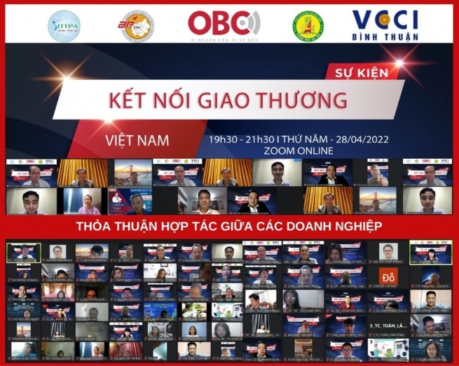 Toàn cảnh chương trình “Kết nối giao thương Việt Nam” dưới hình thức trực tuyến