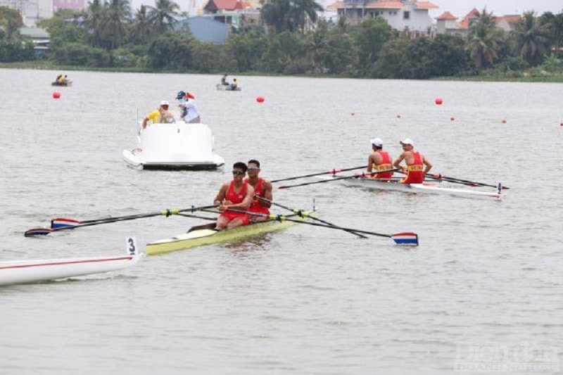 Môn Rowing của SEA Games 31 quy tụ 7 đội tuyển tham dự với tổng cộng 181 vận động viên