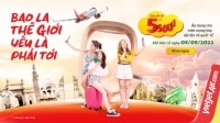 Bay khắp muôn nơi cùng Vietjet với vé từ 5.500 đồng