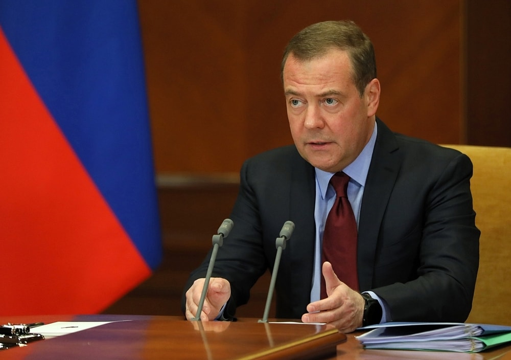 Phó chủ tịch Hội đồng An ninh Nga Dmitry Medvedev. Ảnh: AFP