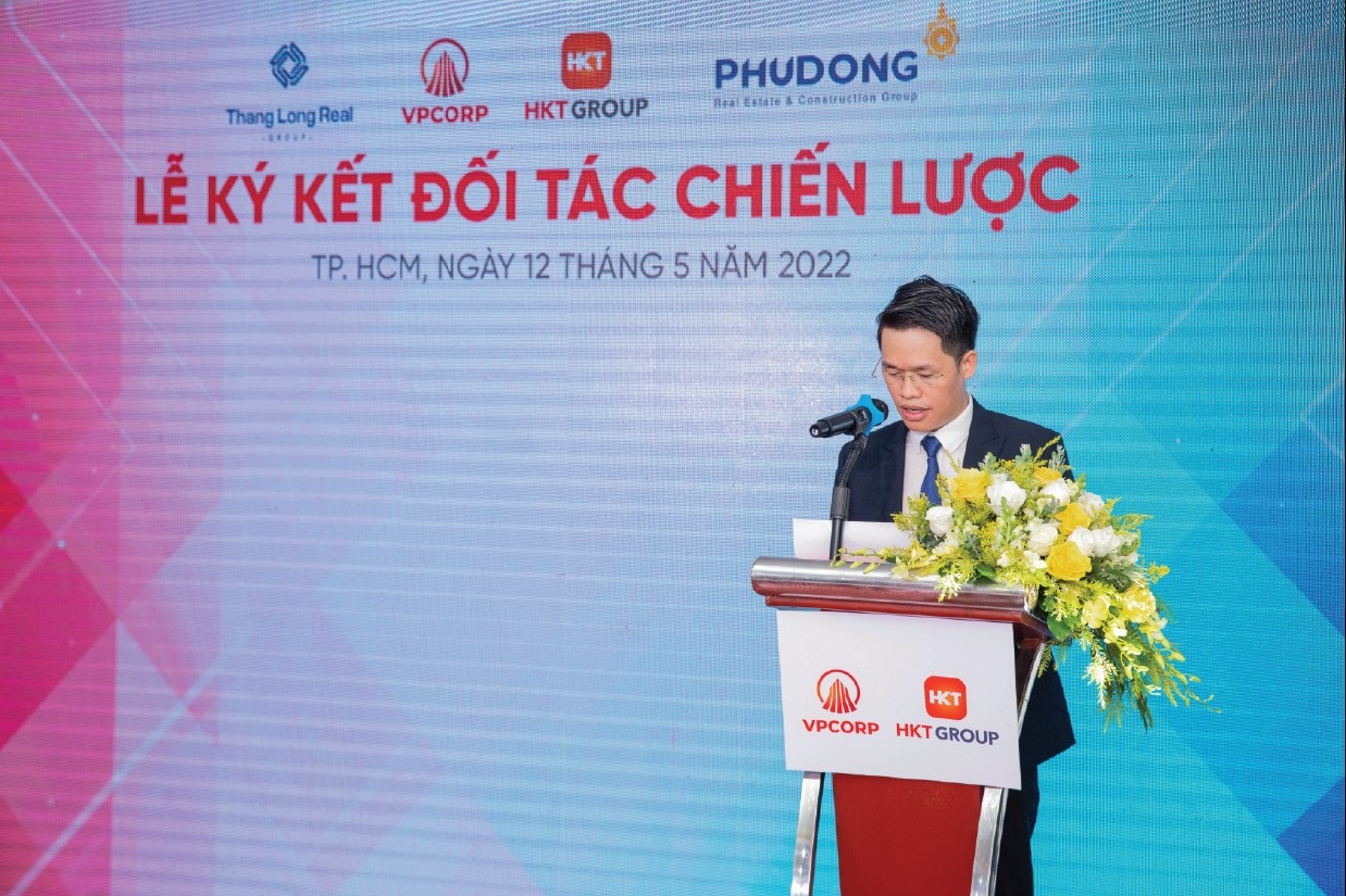 Ông Nguyễn Văn Quy - Tổng Giám đốc VPCORP phát biểu tại sự kiện.