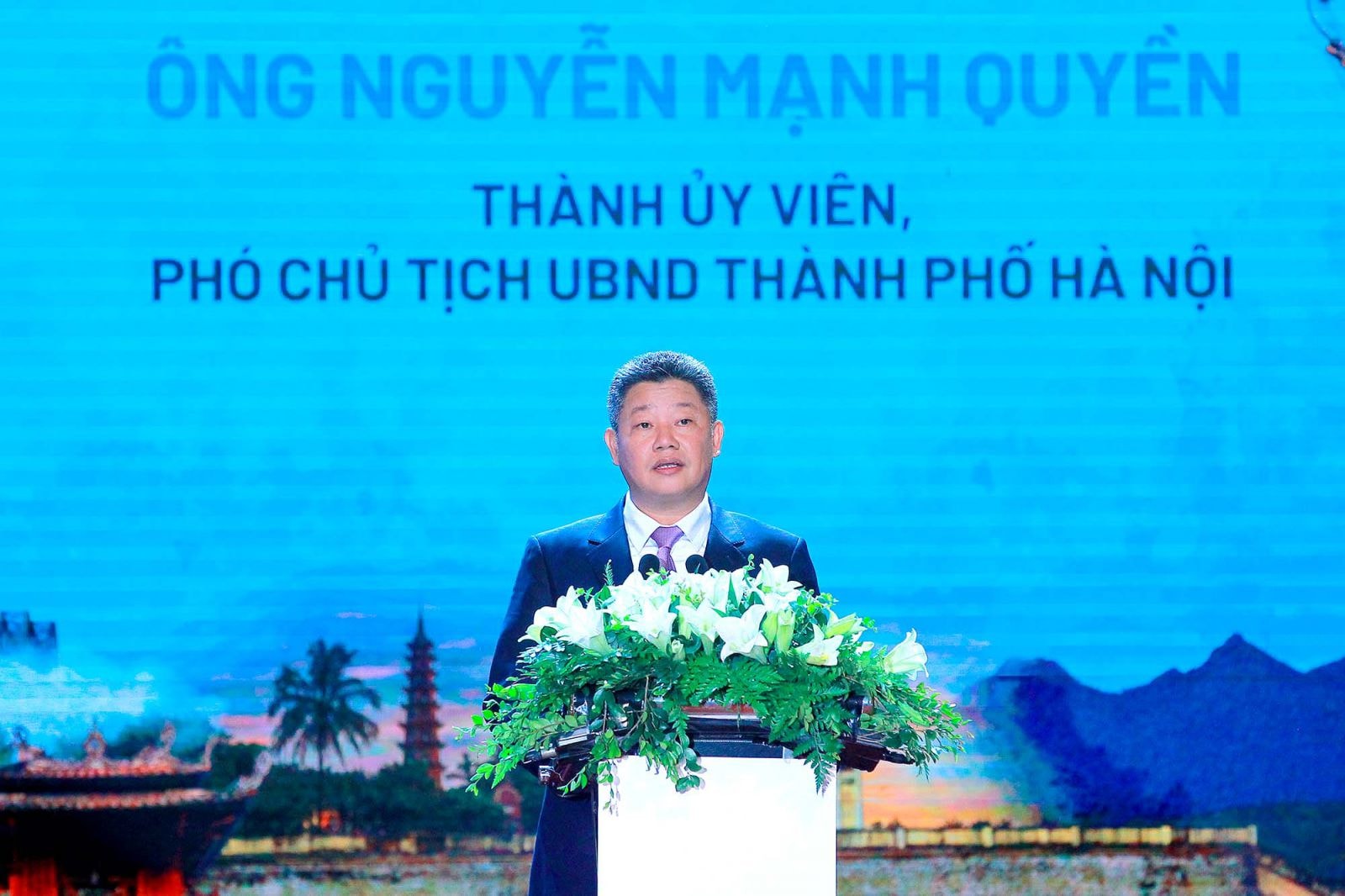 Phó chủ tịch UBND Thành phố Hà Nội Nguyễn Mạnh Quyền.