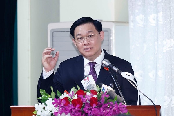 Chủ tịch Quốc hội Vương Đình Huệ.