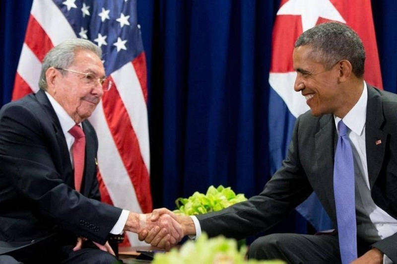 Tổng thống Obama và Chủ tịch Raul Castro tại Havana năm 2016