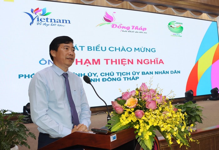 Ông Phạm Thiện Nghĩa – Chủ tịch Ủy ban nhân dân tỉnh Đồng Tháp luôn kỳ vọng vào sự liên kết giữa các địa phương và đi cùng nhau để phát triển