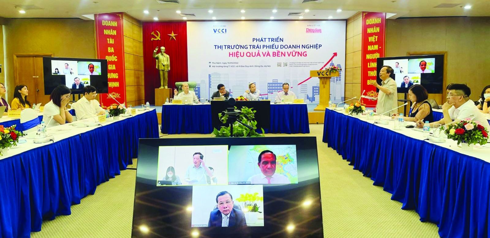  Diễn đàn “Phát triển thị trường trái phiếu doanh nghiệp hiệu quả và bền vững” do VCCI chỉ đạo, Tạp chí Diễn đàn Doanh nghiệp tổ chức 