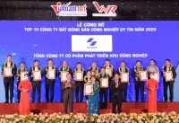 Sonadezi đạt Top 10 Công ty bất động sản công nghiệp uy tín năm 2022