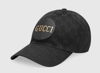 Mũ Gucci GG Canvas Baseball Hat Màu Đen