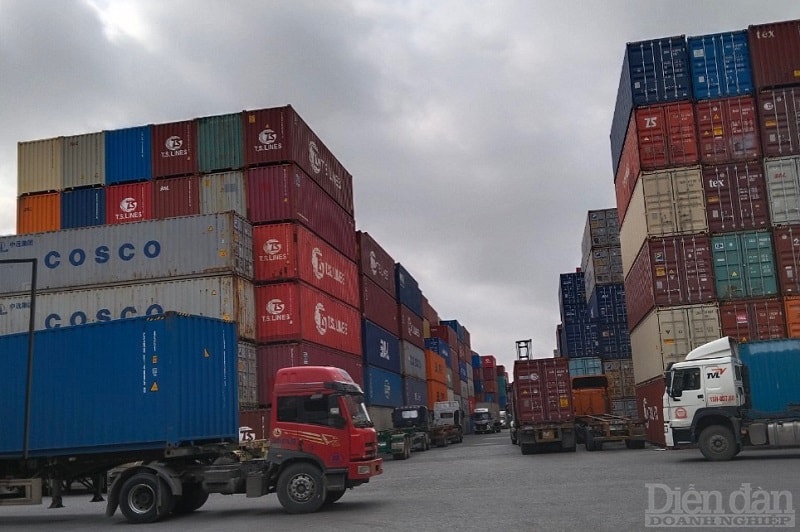 Khu vực bãi Depot (bãi container rỗng) G-Fortune