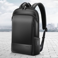 Balo doanh nhân Bopai chất liệu da – SMART SLIM